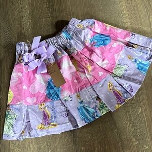 Pink and Purple Princess Skirt with Bow